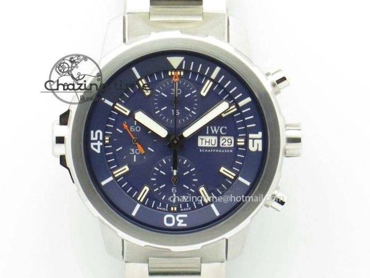 MIROTIME 0720 UrbanStyle Aquatimer Automatic IW329002 V6F 1:1 Best Edition Black Dial On SS Bracelet MIYOTA 7317
